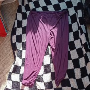 Womans Maroon Leggings Size 2X Terra & Sky